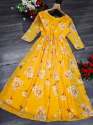 Floor Length Digital Printed Gown  thumb 4
