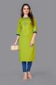 Hand Work Divyani Rayon Kurti thumb 1
