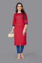 Hand Work Divyani Rayon Kurti thumb 10
