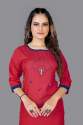 Hand Work Divyani Rayon Kurti thumb 12