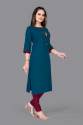 Hand Work Divyani Rayon Kurti thumb 15