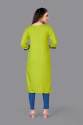 Hand Work Divyani Rayon Kurti thumb 3