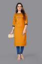 Hand Work Divyani Rayon Kurti thumb 6