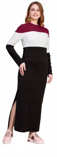 Long Side Cut Western Body Cone Dress 
