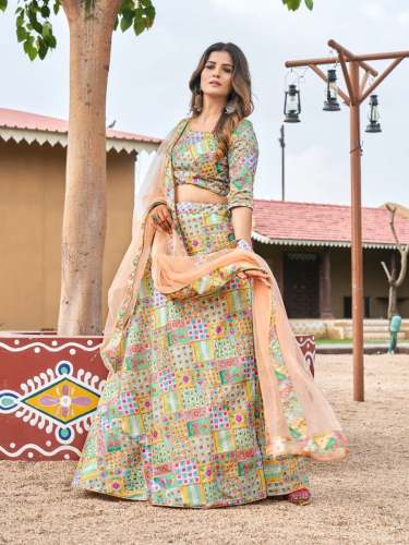 MATUKI CLOTH Presents wedding lahengha Choli  by Ram Fashion
