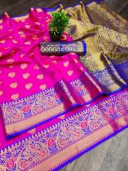 Soft Silk Jacquard Weaving Saree 