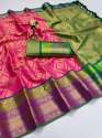 Wedding Wear Traditional Zari Silk Saree  thumb 4