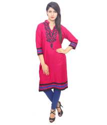 Casual Embroidered Kurti