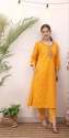 Traditional stirght kurti pant with Dupatta thumb 3