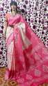 party-wear-linen-silk-saree