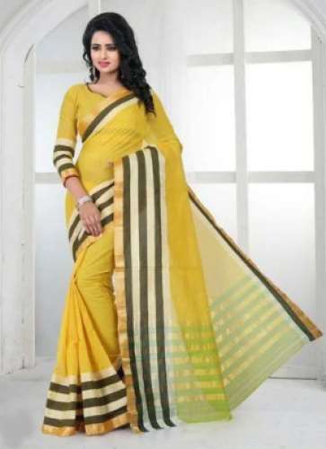 Ladies Casual Cotton Saree by E Selvan Textiles Private Limited