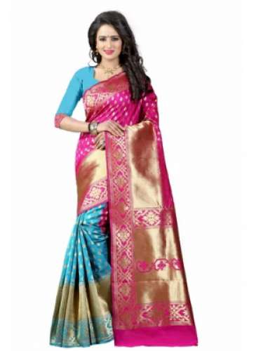Ladies Printed Silk Saree by E Selvan Textiles Private Limited