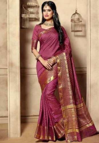 Stylish Wedding Silk Saree by E Selvan Textiles Private Limited