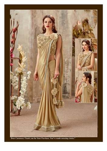 2 Minute Ready to wear Saree 