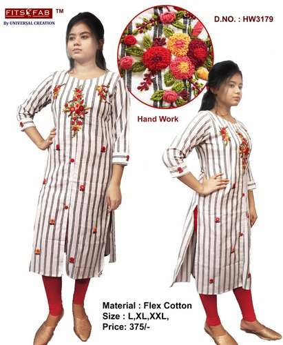 Buy Hand Embroidery Kurti At Wholesale Price