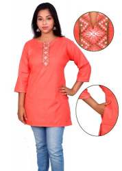 Designer Embroidered Tunic Top 