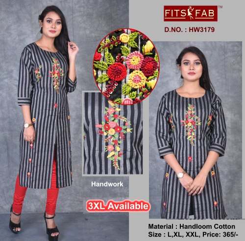 Get Fancy Embroidery Kurti For Ladies
