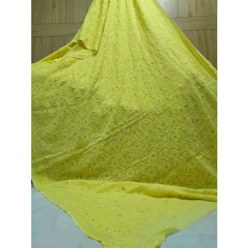 Designer Georgette Chikankari Embroidered Saree  by O S Enterprise