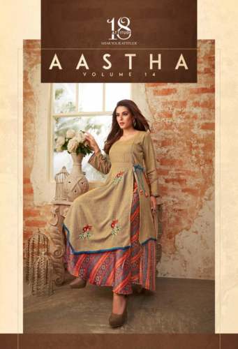 Designer Angarkha Kurti Set
