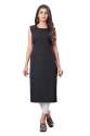 casual wear Black Crape Kurti with Koti  thumb 2