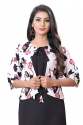 casual wear Black Crape Kurti with Koti  thumb 3