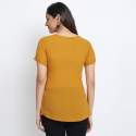 Casual Wear Mustard Color Short Top thumb 1