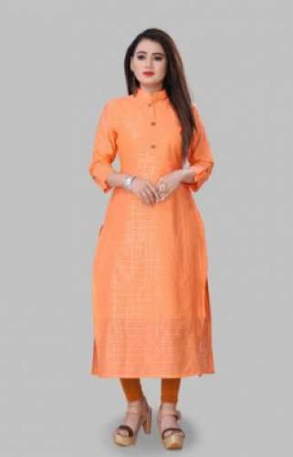 Ladies Chanderi Cotton Kurti by Shree Hari Exports