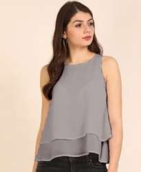 Ladies Sleeveless Western Top