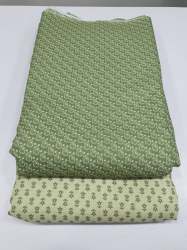 bandhni mix and match design on linen