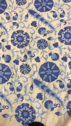 dhupion silk embroidered fabric