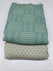 digital printed bandhni design on linen