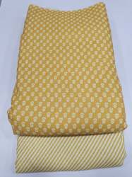 digital printed linen fabric design in mix & match