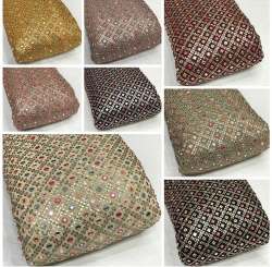 four sequins embroidery work