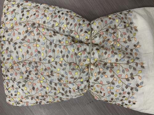 jaal embroidery work on cotton  by bhakti fabric studio
