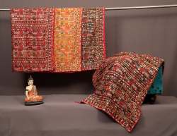 Mirror Work With Embroidery Dupatta 