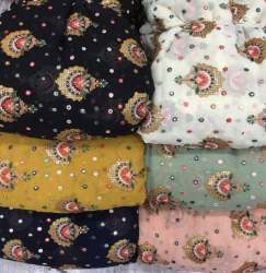 mix and match embroidery fabric