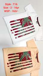 Round Neck Printed T Shirt