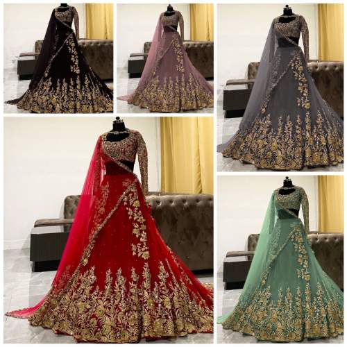 Boutique Georgette Heavy Embroidery Work Lehenga
