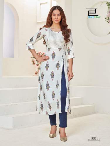 darpani Charming 14 Kg Rayon Print kurti 