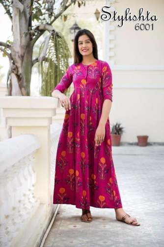 darpani  Delicate designer gown kurti 