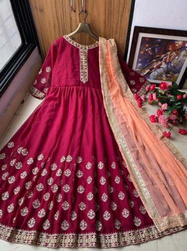 darpani DESIGNER EMBROIDERED ANARKALI suit