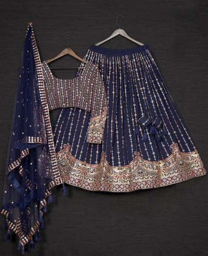 darpani Exquisite embroidery work lehenga choli