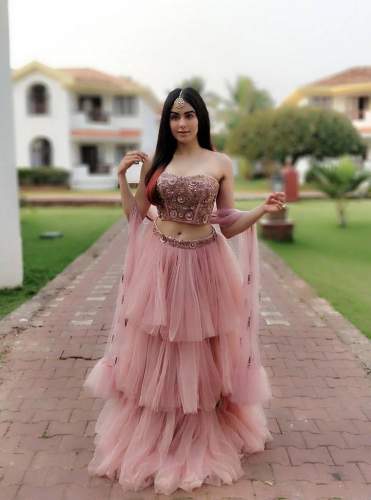 darpani Presenting New  Đěsigner Ruffles Lehenga