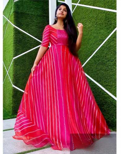 darpani Stunning Orgenza gown kurti 