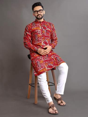 Festival printed kurta   by darpani