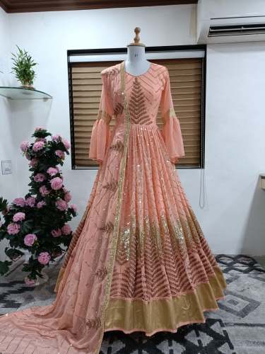 Heavy Embroidery Sequence Work suits