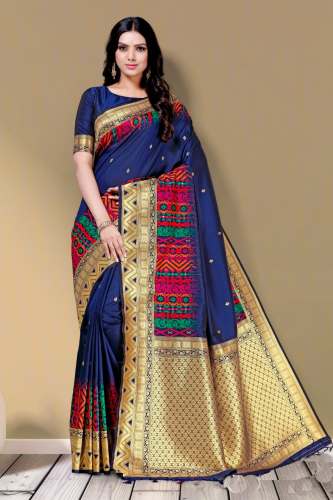 RICH PALLU & JACQUARD WORK Saree
