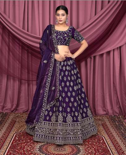 Royal Fendy Fabric Embroidered Lehenga Choli Set by Gajiwala Sarees