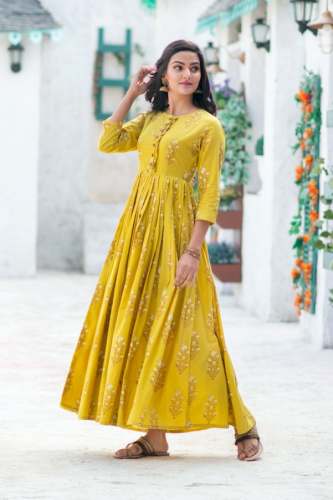 New Printed Stylish Flair Kurtis collections by Hiya Enterprise