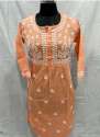 Chikankari Rayon Kurti for ladies  thumb 2